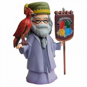 Figura Dumbledore y Fawkes Harry Potter 15cm