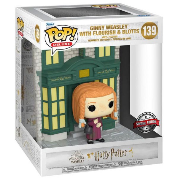 Figura POP Harry Potter Diagon Alley Ginny Weasley Flourish & Blotts Exclusiva