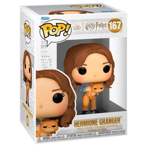 Figura POP Harry Potter y el Prisionero de Azkaban - Hermione Granger con Crookshanks