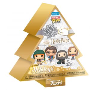Árbol con 4 figuras Pocket POP Harry Potter