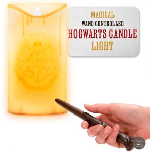 Lámpara Vela con mando remoto Varita Harry Potter 15cm