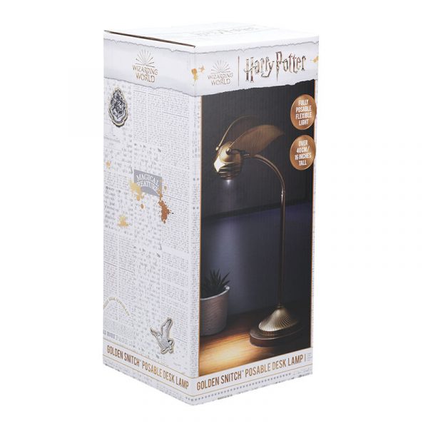 Lámpara táctil Snitch Dorada Harry Potter 36cm - Imagen 3