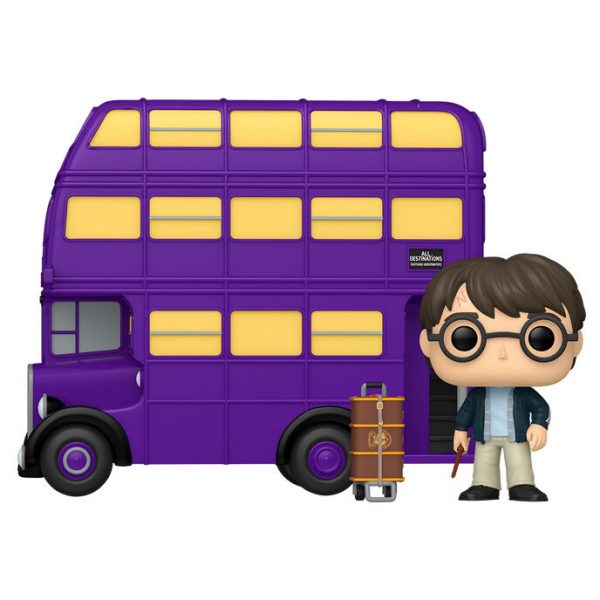 Figura POP Rides Super Deluxe Harry Potter - Harry Potter con Autobús noctámbulo - Imagen 2